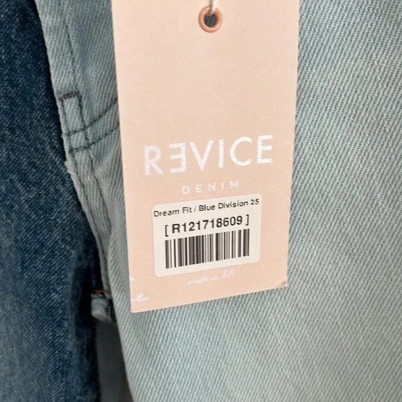 Revice dream fit blue division colored jeans new with tags - Picture 3 of 6